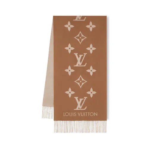 Khăn Quàng Cổ Louis Vuitton LV Reykjavik Scarf M76067 Màu Be Sable