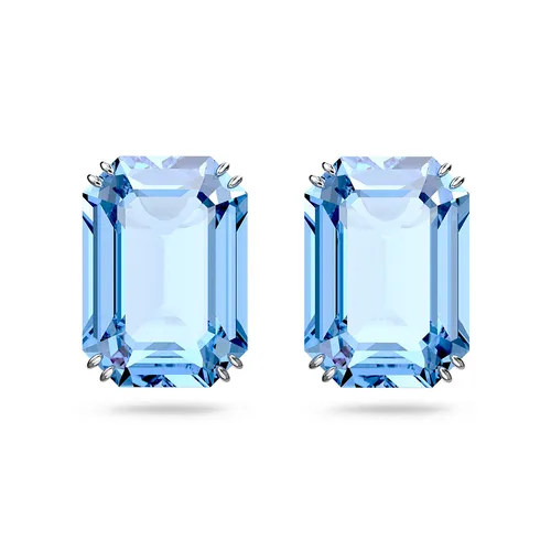 Khuyên Tai Nữ Swarovski Ladies Millenia Octagon Cut Stud Earrings 5614935 Màu Xanh Dương