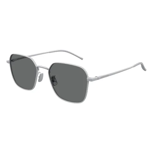 Kính Mát Unisex Bottega Veneta Sunglasses BV1422SA 004 Màu Xám/Bạc