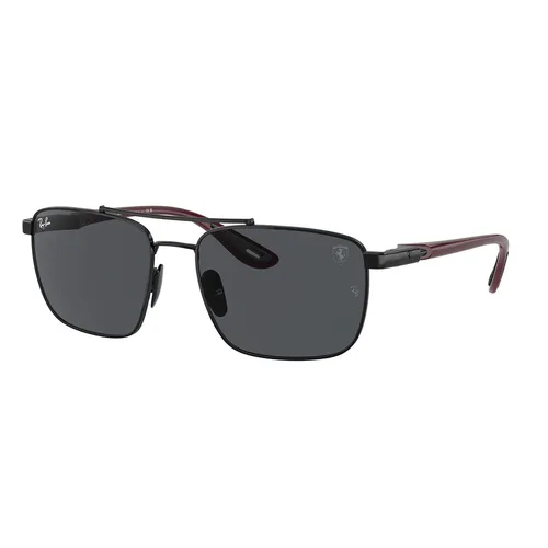 Kính Mát Unisex Rayban Sunglasses 0RB3715M F0208758 Màu Xám/Đỏ