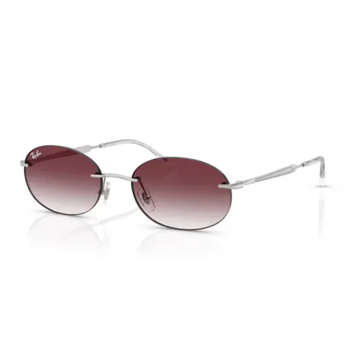 Kính Mát Unisex Rayban Sunglasses 0RB3767 003/8H54 Màu Tím/Bạc