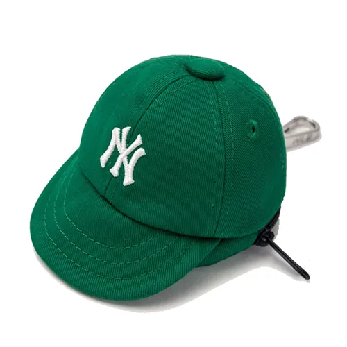 Móc Khóa Túi MLB Basic Ball Cap Pouch Keychain NY Green 3APOB015N-50GNS Màu Xanh Lá