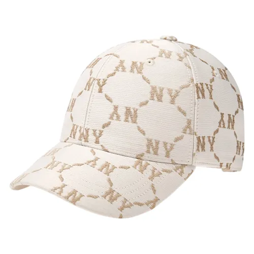 Mũ MLB Big B Dia Monogram Jacquard Structured Ball Cap 3ACPM044N-50CRD Màu Trắng Họa Tiết
