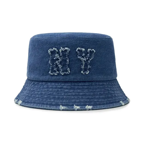 Mũ MLB Bucket Basic Coopers Denim Bucket Hat New York Yankees - 3AHTDS24N-50BLL Màu Xanh Size 57