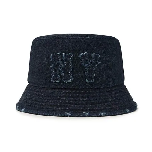 Mũ MLB Bucket Basic Coopers Denim Bucket Hat New York Yankees - 3AHTDS24N-50INS Màu Xanh Đen Size 57