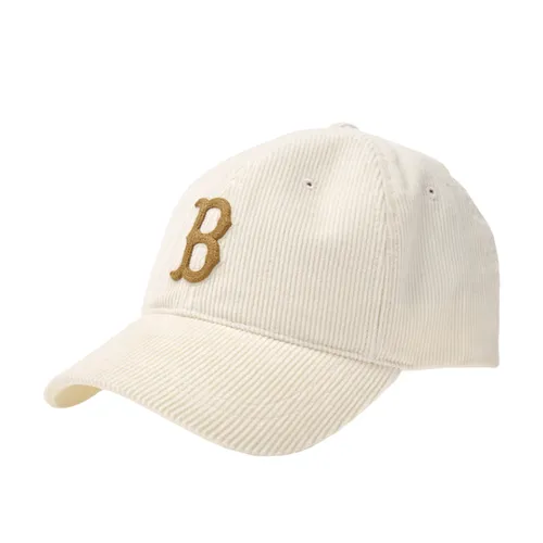 Mũ MLB Corduroy Unstructured Ball Cap Boston Red Sox 3ACPWC156 43CRD Màu Kem