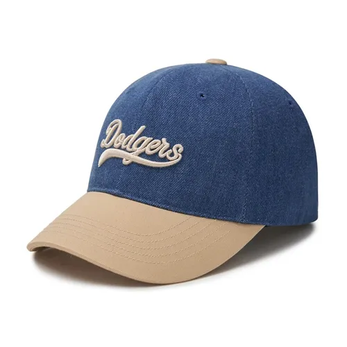 Mũ MLB Culsive Lettering Denim Color Block Unstructured Ball Cap LA Dodgers Indigo 3ACPVD24N-07INS Màu Xanh Đậm