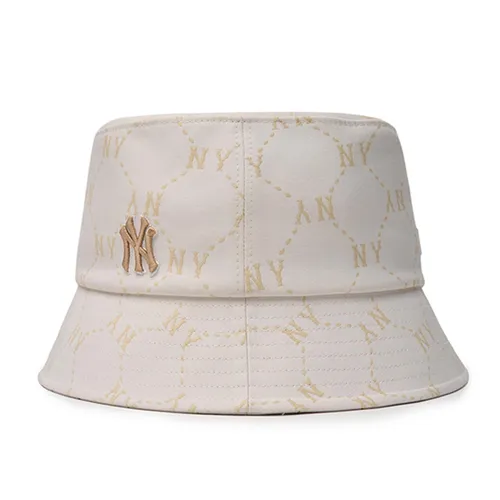 Mũ MLB Dia Monogram Bucket Hat New York Yankees 3AHTM114N-50BKS Màu Trắng Ngà Size 57