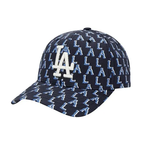 Mũ MLB LA Dodgers High Monogram Curve Adjustable Cap 32CPFD011-07U Màu Xanh Navy