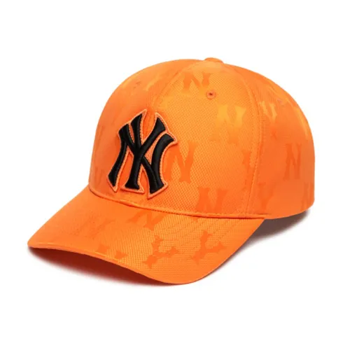 Mũ MLB Monogram Nylon Jacquard Structure Ball Cap New York Yankees 3ACPM021N-50ORS Màu Cam