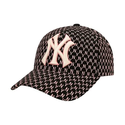 Mũ MLB Monogram Structure Ball Cap New York Yankees 32CPFB111-50P Màu Đen Họa Tiết