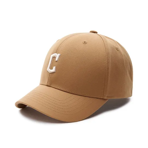 Mũ MLB Premium Basic Small Logo Structured Ball Cap Cleveland Guardians 3ACP9203N-45CAS Màu Nâu Khaki