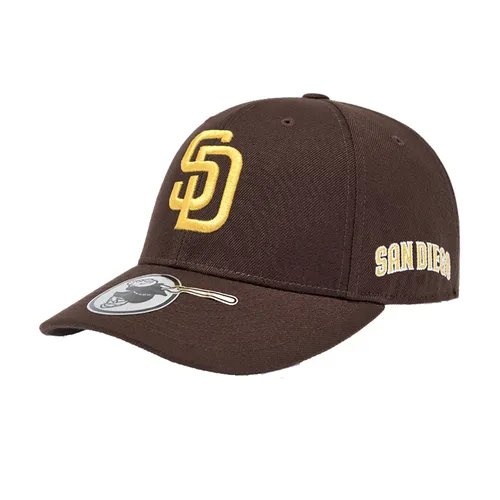 Mũ MLB Signature Structure Ball Cap San Diego Padres 3ACPBB15N-13BR Màu Nâu Đen Size 57
