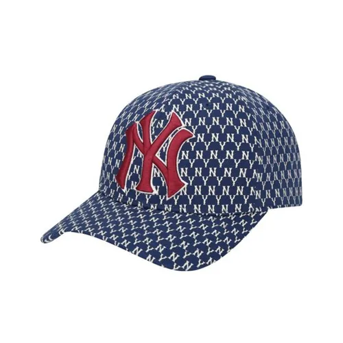 Mũ MLB Universal Monogram Structure Ball Cap 32CPFB111-50N Màu Xanh Họa Tiết