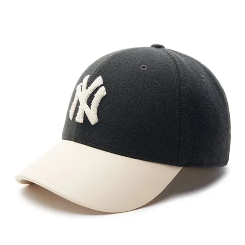Mũ MLB Varsity LA Wool Textured Ball Cap Black 3ACPV0236-50CGS Màu Đen Trắng