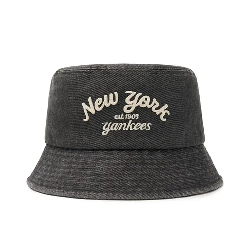 Mũ MLB Varsity Lettering Color Denim Bucket Hat NY Yankees 3AHTDS14N-50CGS Màu Xám Đen Size 57