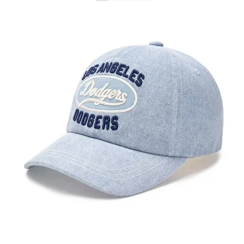 Mũ MLB Varsity Vintage Oval Stitch Cursive Unstructured Ball Cap Los Angeles Dodgers 3ACPV055N-07INL Màu Xanh Nhạt
