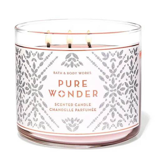 Nến Thơm 3 Bấc Bath & Body Works Pure Wonder 3-Wick Candle 411g