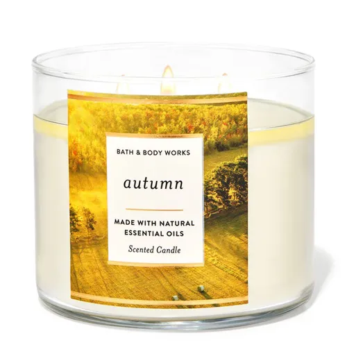 Nến Thơm Bath & Body Works Autumn 3-Wick Candle 411g