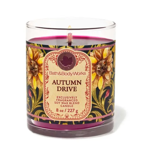 Nến Thơm Bath & Body Works Autumn Drive Single Wick Candle 227g
