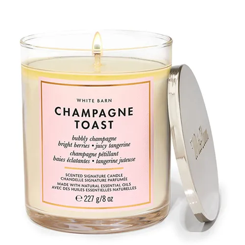 Nến Thơm Bath & Body Works Champagne Toast Single Wick Candle 227g