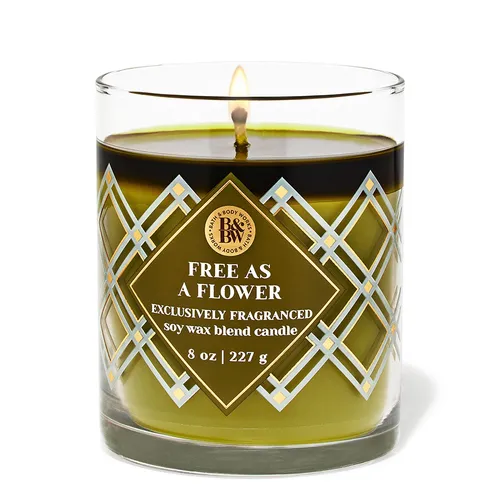 Nến Thơm Bath & Body Works Free As A Flower Single Wick Candle 227g