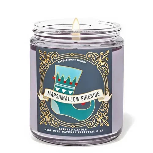 Nến Thơm Bath & Body Works Marshmallow Fireside Single Wick Candle 227g