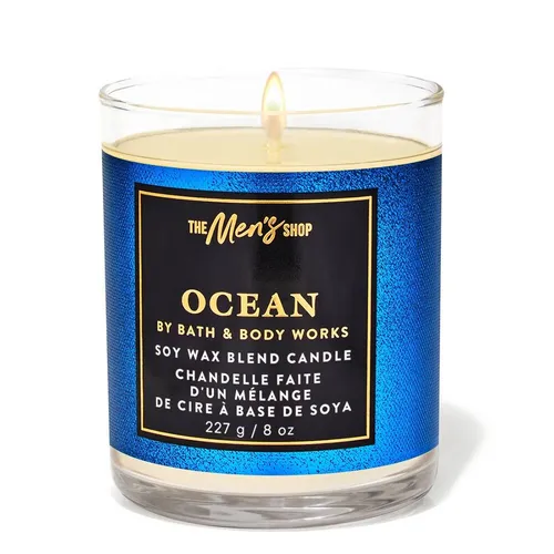 Nến Thơm Bath & Body Works Ocean Single Wick Candle 227g
