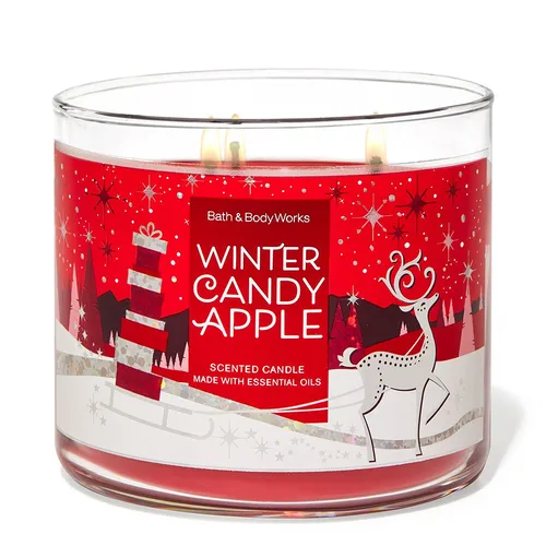 Nến Thơm Bath & Body Works Winter Candy Apple 3-Wick Candle 411g