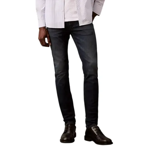 Quần Jean Nam Calvin Klein CK Skinny 40JP781 - 460 Màu Đen Xám Size 29