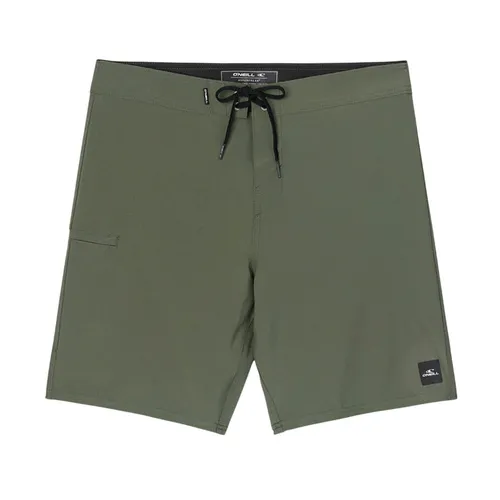 Quần Ngắn Đi Biển Nam O'Neill Hyperfreak Heat Solid 19 " SP3106013-OLV Màu Xanh Rêu Size XS