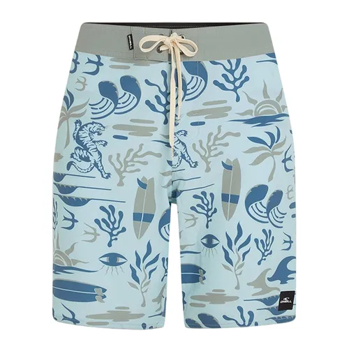Quần Short Đi Biển Nam O'Neill Hyperfreak Mysto Scallop 20 2800116-35150 Màu Xanh Dương Size XS