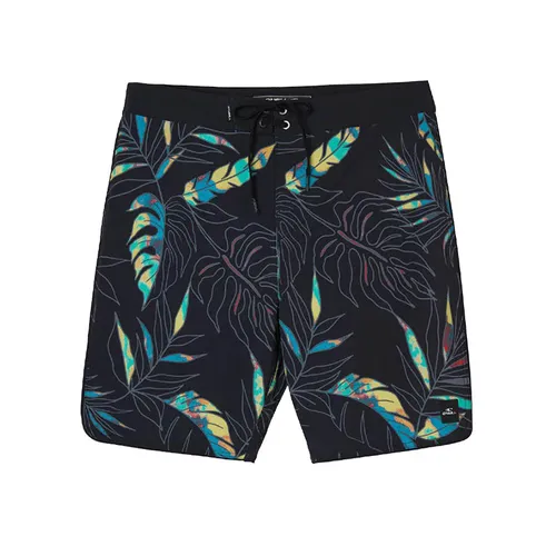Quần Short Nam O'Neill Hyperfreak Mysto Scallop 19 SP3106004-BLK2 Màu Đen Họa Tiết Size XS