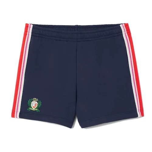 Quần Short Nữ Lacoste Made In France Fleece GF9618-51-166 Phối Màu Size 36