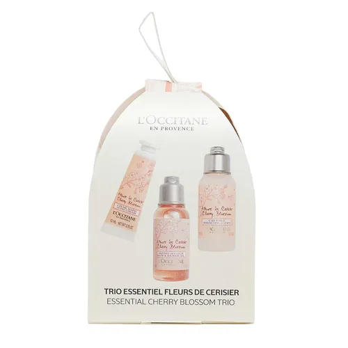 Set Dưỡng Da Body Hương Hoa Anh Đào L'Occitane Cherry Blossom 3 Món Mini