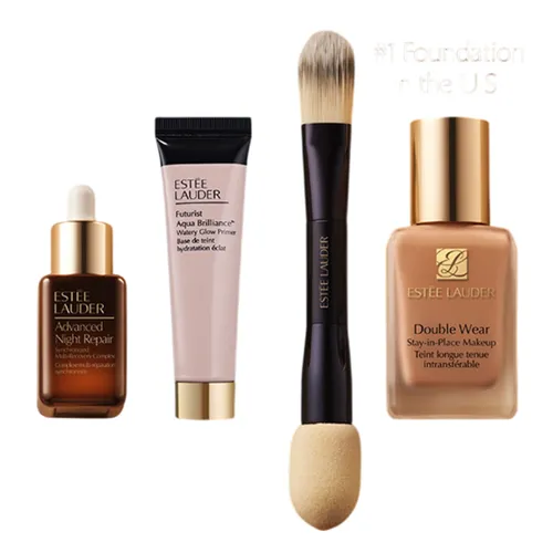 Set Dưỡng Da Estée Lauder 4PC 24-Hour Double Wear Foundation Kit Nib (4 Món)