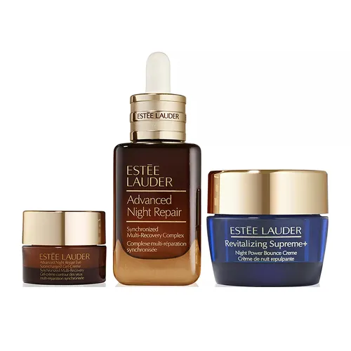 Set Dưỡng Da Estée Lauder Nighttime Experts Repair + Bounce + Brighten 3 Món