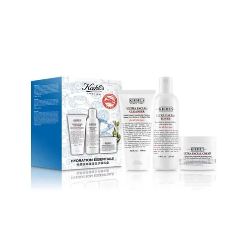 Set Dưỡng Da Kiehl's Ultra Facial Power Of 3 Món (Cleanser 150ml - Toner 250ml - Cream 125ml)