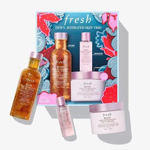 Set Mỹ Phẩm Fresh Dewy & Hydrated Skin Trio Skincare Set 3 Món