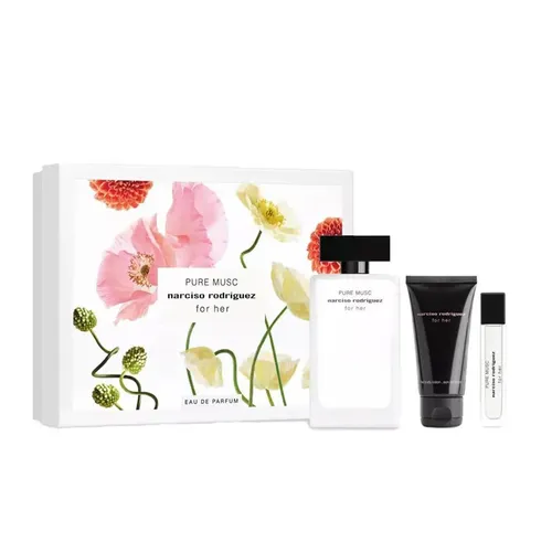 Set&nbsp;Nước Hoa Nữ Narciso&nbsp;Rodriguez Pure Musc For Her&nbsp;EDP&nbsp;(100ml + 10ml + Body Lotion 50ml) 3 Món