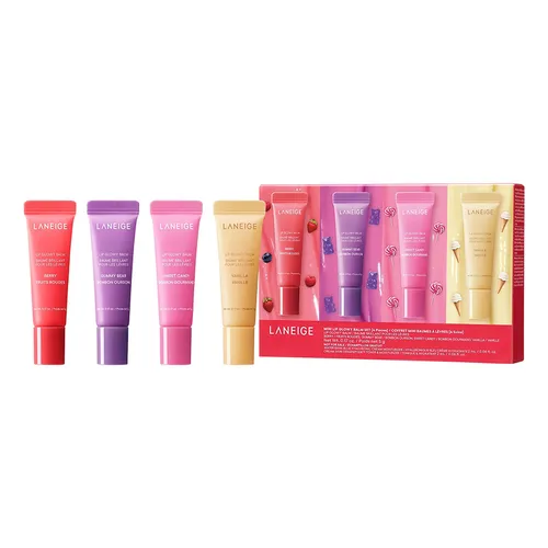 Set Son Dưỡng Laneige Mini Lip Glowy Balm 4 Món (5g x 4)