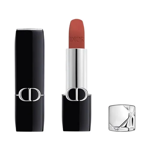 Son Dior Rouge Velvet Nắp Hít (2025) 626 Mousseline Veil Finish Màu Cam Gạch