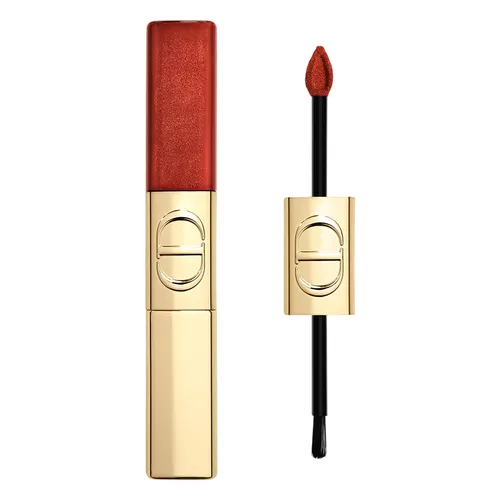 Son Kem 2 Đầu Dior Rouge Dior Sequin Liquid Duo Limited 2025 747 Flame Màu Đỏ Nâu