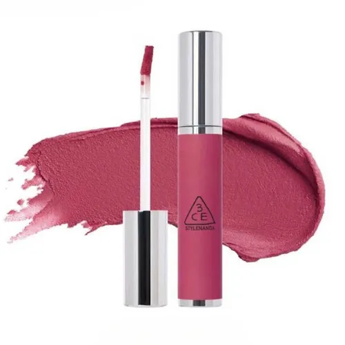 Son Kem 3CE Hazy Lip Clay Typegirl Màu Hồng Tím