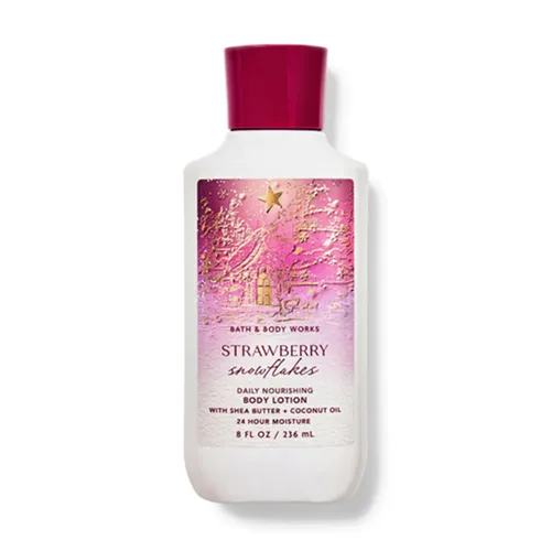 Sữa Dưỡng Thể Bath & Body Works Strawberry Snowflakes Daily Nourishing Body Lotion 236ml