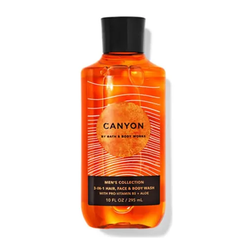 Sữa Tắm Cho Nam Bath & Body Works Canyon 3 In 1 Hair Face Body Wash 295ml