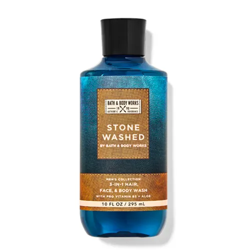 Sữa Tắm Cho Nam Bath & Body Works Stone Washed 3 In 1 Hair Face Body Wash 295ml