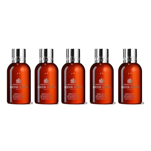 Combo 5 Chai Sữa Tắm Molton Brown Neon Amber Bath & Shower Gel 30ml x 5