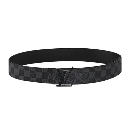 Thắt Lưng Nam Louis Vuitton LV Initiales 40mm Reversible Belt Black M0213 Màu Đen Size 95