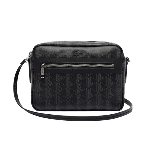 Túi Đeo Chéo Lacoste Zely Coated Canvas Vanity Bag NF4343Z 53N H45 Màu Đen